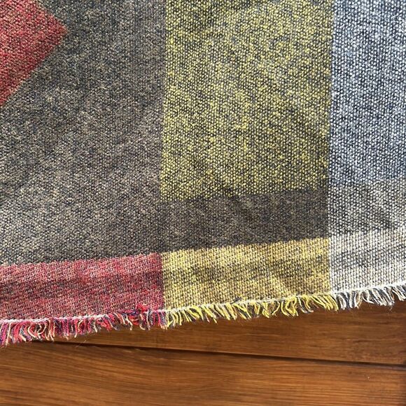 Thick Square Fringe Scarf​ - Picture 5 of 7